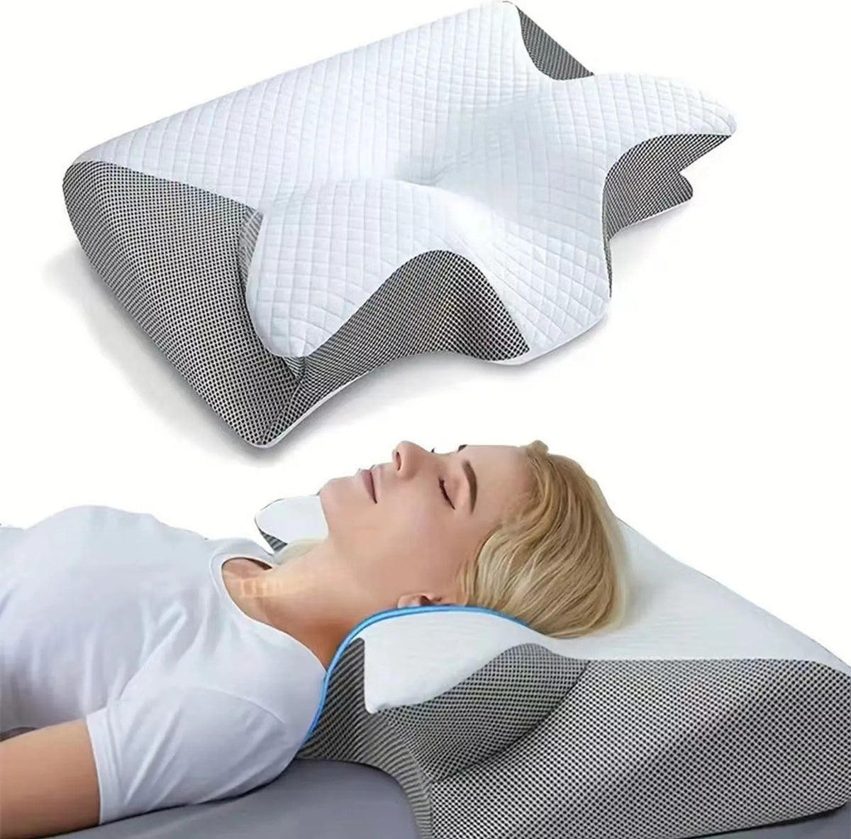 Almohada cervical ergonómica