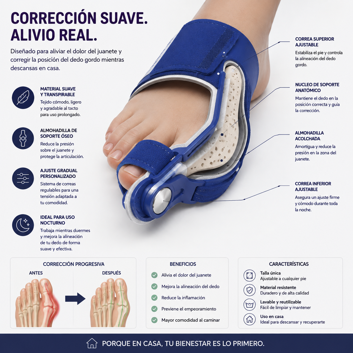 Corrector de juanetes